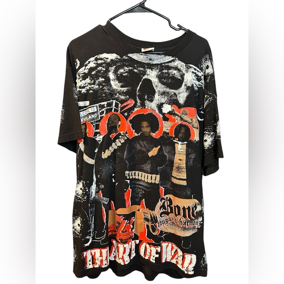 Bone Thugs N Harmony Modern Day Bootleg AOP tee shirt - Picture 1 of 4